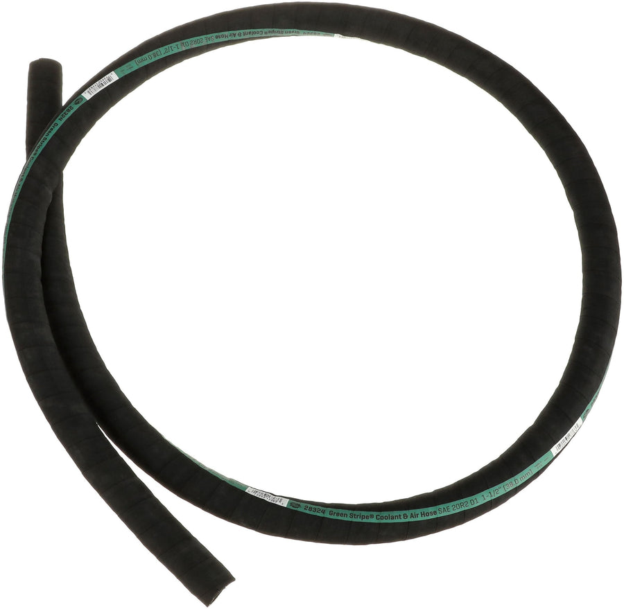 Gates Green Stripe 28324 Wire Inserted Straight Coolant Hose-10' Length, Inner Diameter 1 1/2"