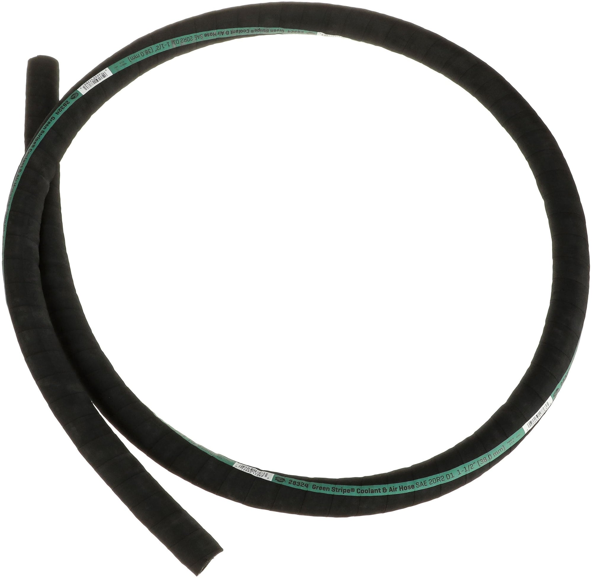 Gates Green Stripe 28324 Wire Inserted Straight Coolant Hose-10' Length, Inner Diameter 1 1/2"