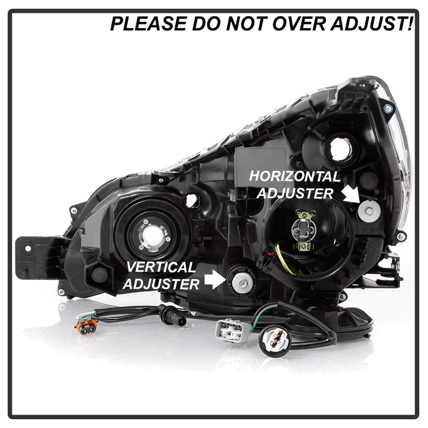 OEM Style Xtune Headlights (HD-JH-SLEG13-AM-BK) (OE)