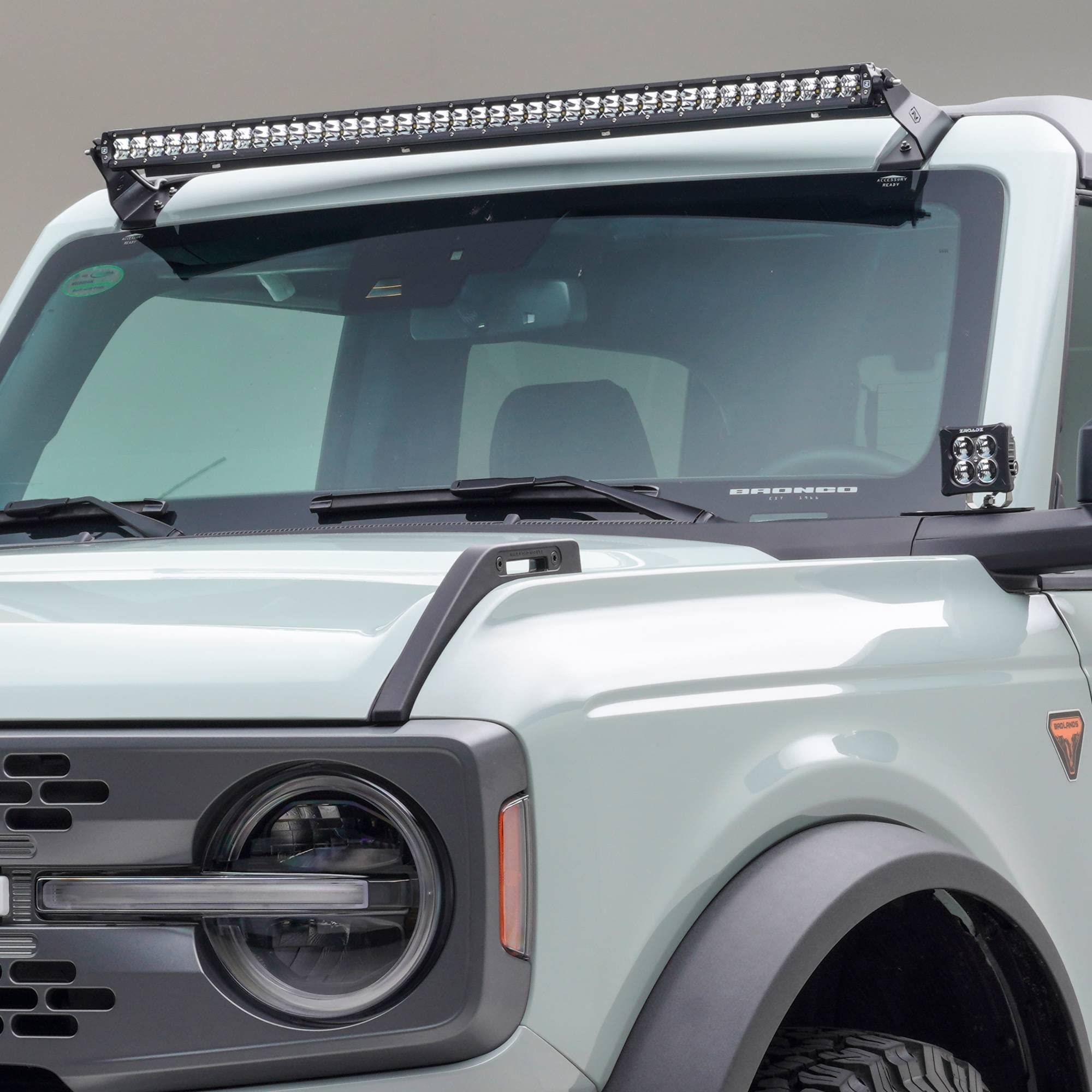 ZROADZ Front Roof LED Kit Z335401-KIT 2021-2022 Ford Bronco Black