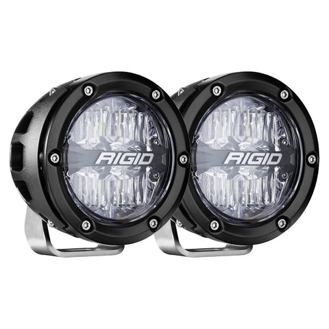 360-Series RIGID Industries RGBW 4" Offroad Lamp Drive Beam w/RGBW Backlight Pods - Set of 2 [36401]