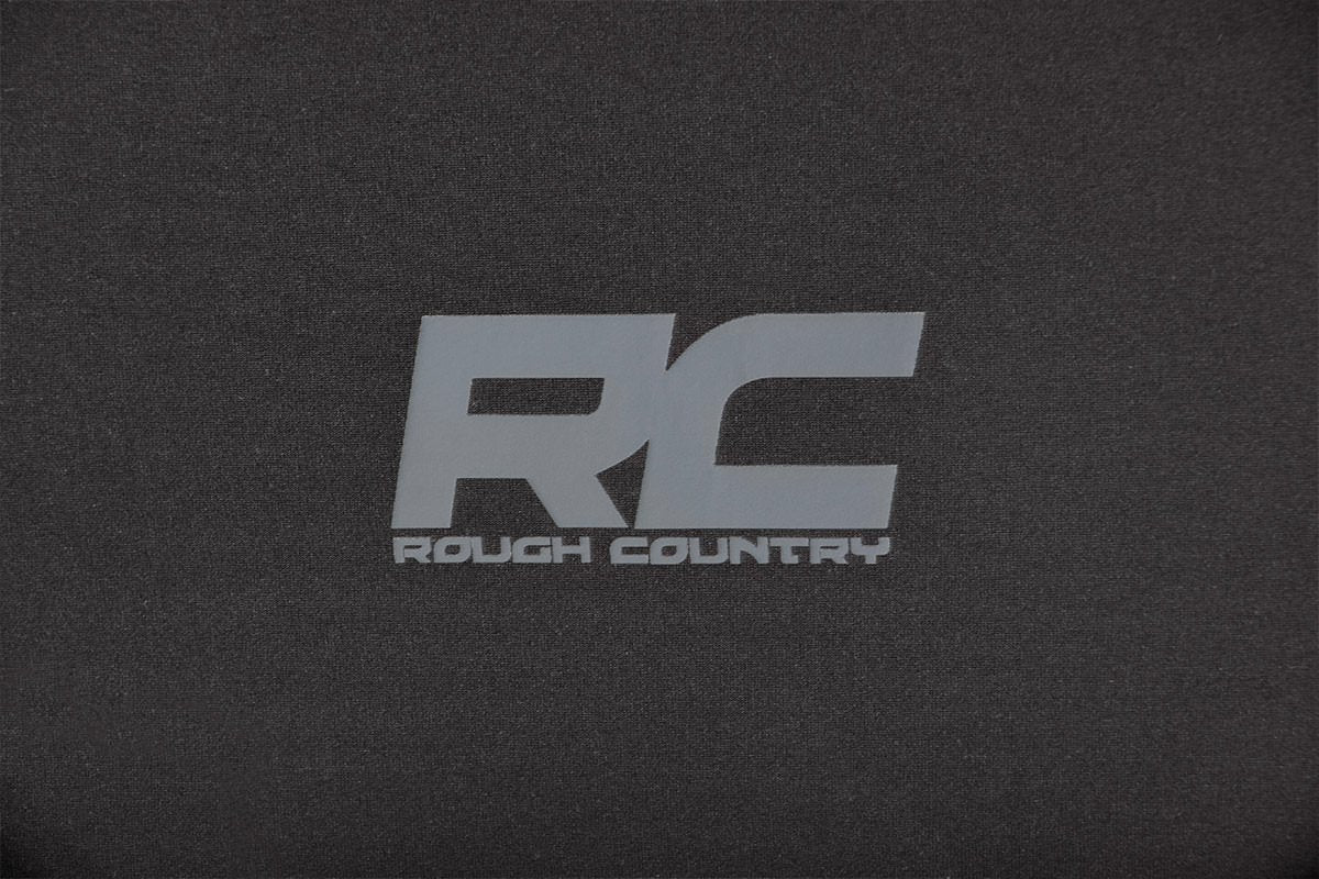 Rough Country Neoprene Seat Covers for F-150, Lightning, Ford F-250 & F-350 Crew Cab (2015-2025) w/FR Bucket Seat - Front & Rear Seat Cover Set, Waterproof, UV Resistant, Foam Padded