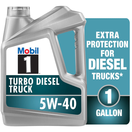 5W-40 Mobil 1 Turbo Diesel Truck Full Synthetic Motor Oil, 1 Gal