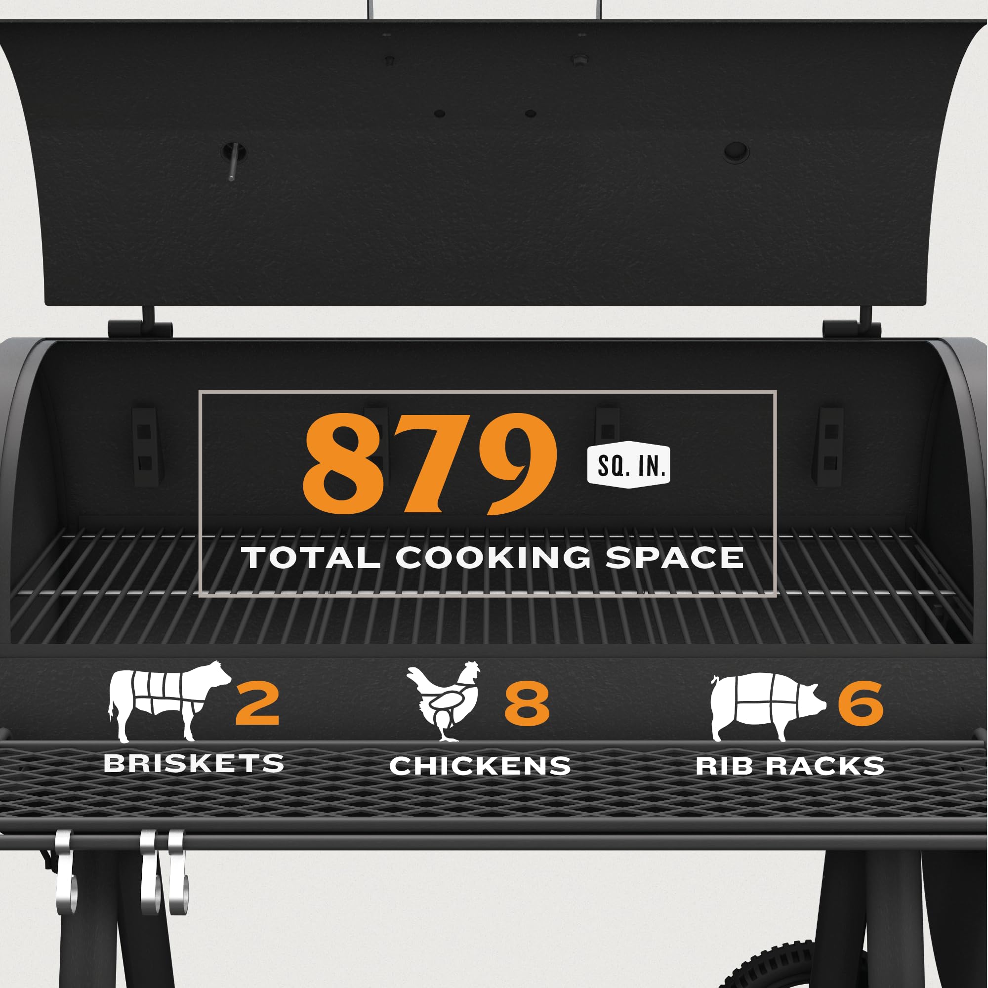 Highland Offset Smoker and Grill Oklahoma Joes - 24203001
