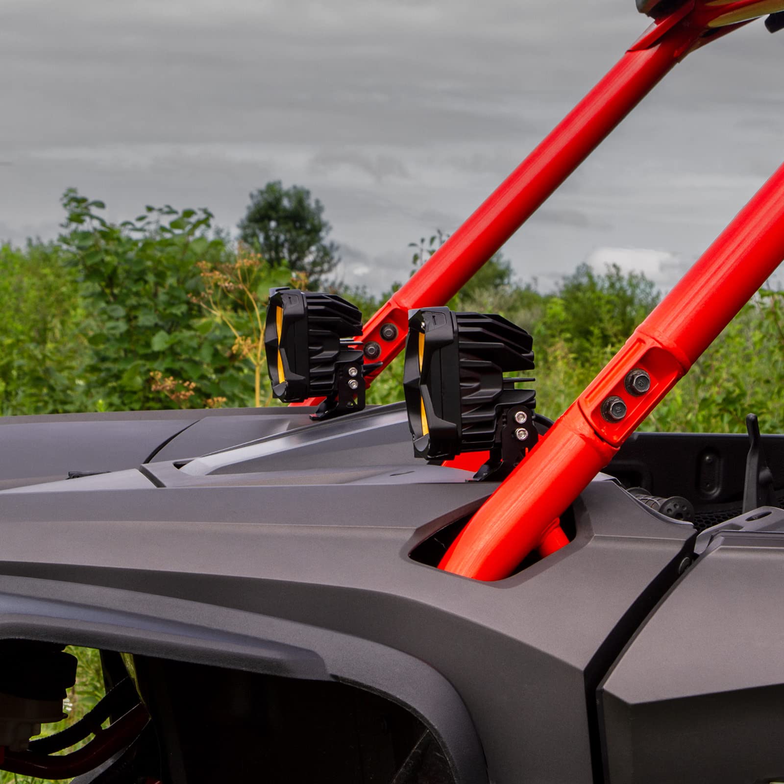 XKGLOW 2pc XK067005-KIT 5in Spot Beam Offroad Cube Light