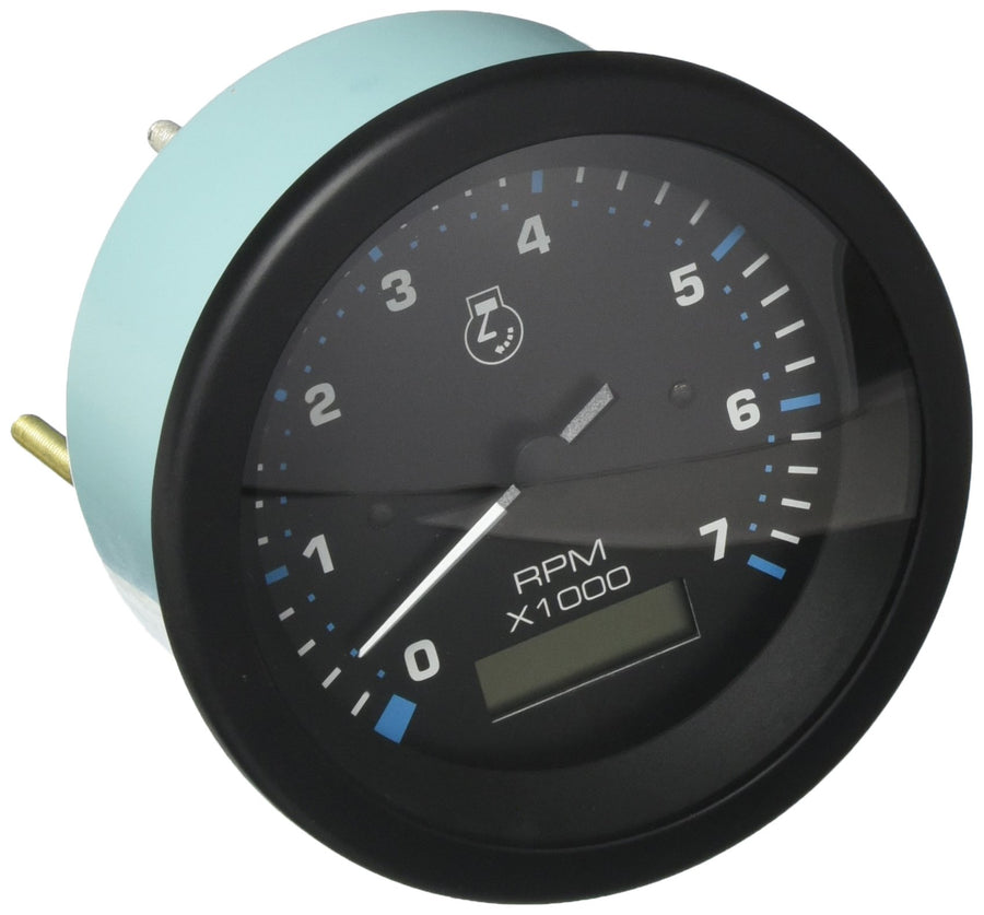 Eclipse Tachometer & Hourmeter for Gas Engine, Sierra International 0-7000 RPM Dial Range, 3"
