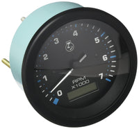 Eclipse Tachometer & Hourmeter for Gas Engine, Sierra International 0-7000 RPM Dial Range, 3"