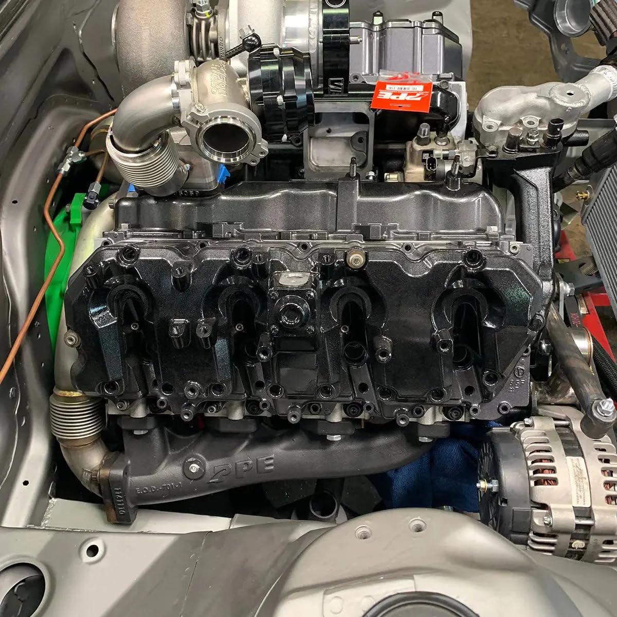 High-Flow Manifolds and Up-Pipes Kit Pacific Performance Engineering - 2017-2020+ GM 6.6L Duramax L5P