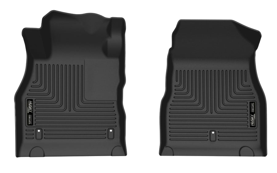 Husky Liners Floor Mats X-act Contour | Fits 2018-2024 Nissan Kicks | 2nd Row, 2-pc Black - 50801