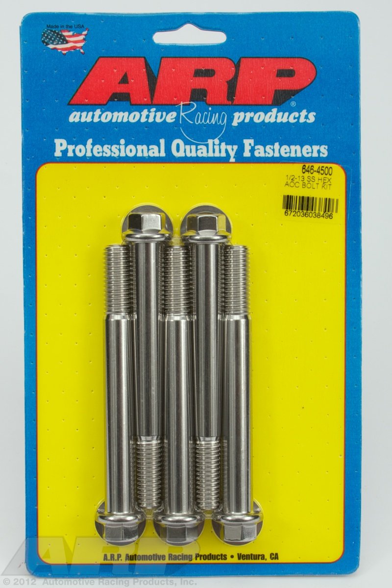 Hex Bolt ARP (646-4500), Stainless Steel