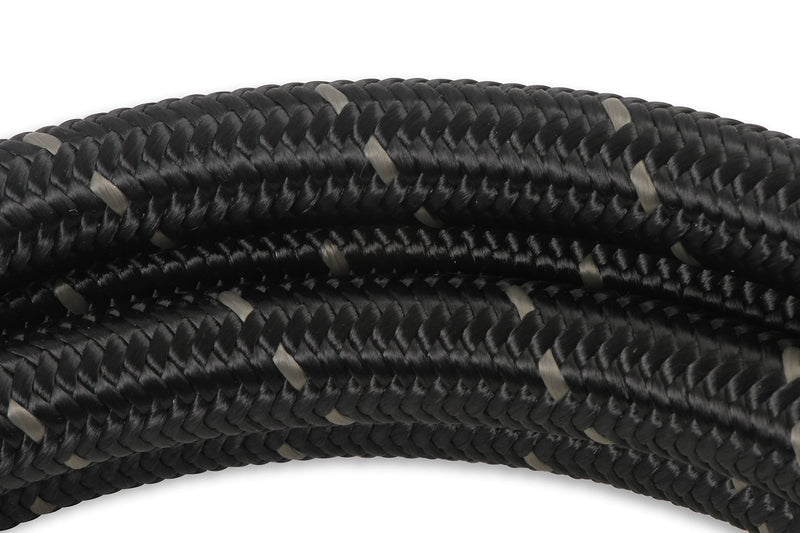 Black Braided Hose Mr. Gasket -10 6 Feet