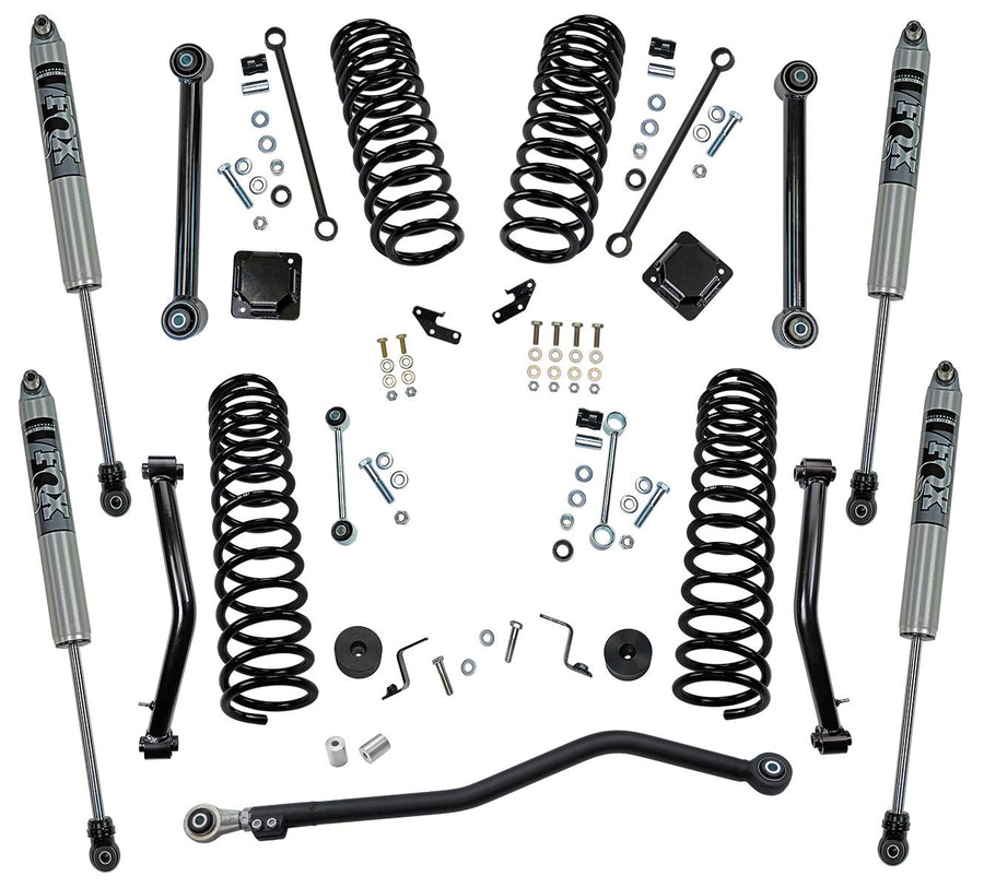 4" Lift Kit Superlift Suspension for Jeep Gladiator JT | Complete Lift Kit with Front & Rear Fox 2.0 Series Shocks and Rear Upper Link Arms | K196F | Fits 2020-2024 Jeep Gladiator JT