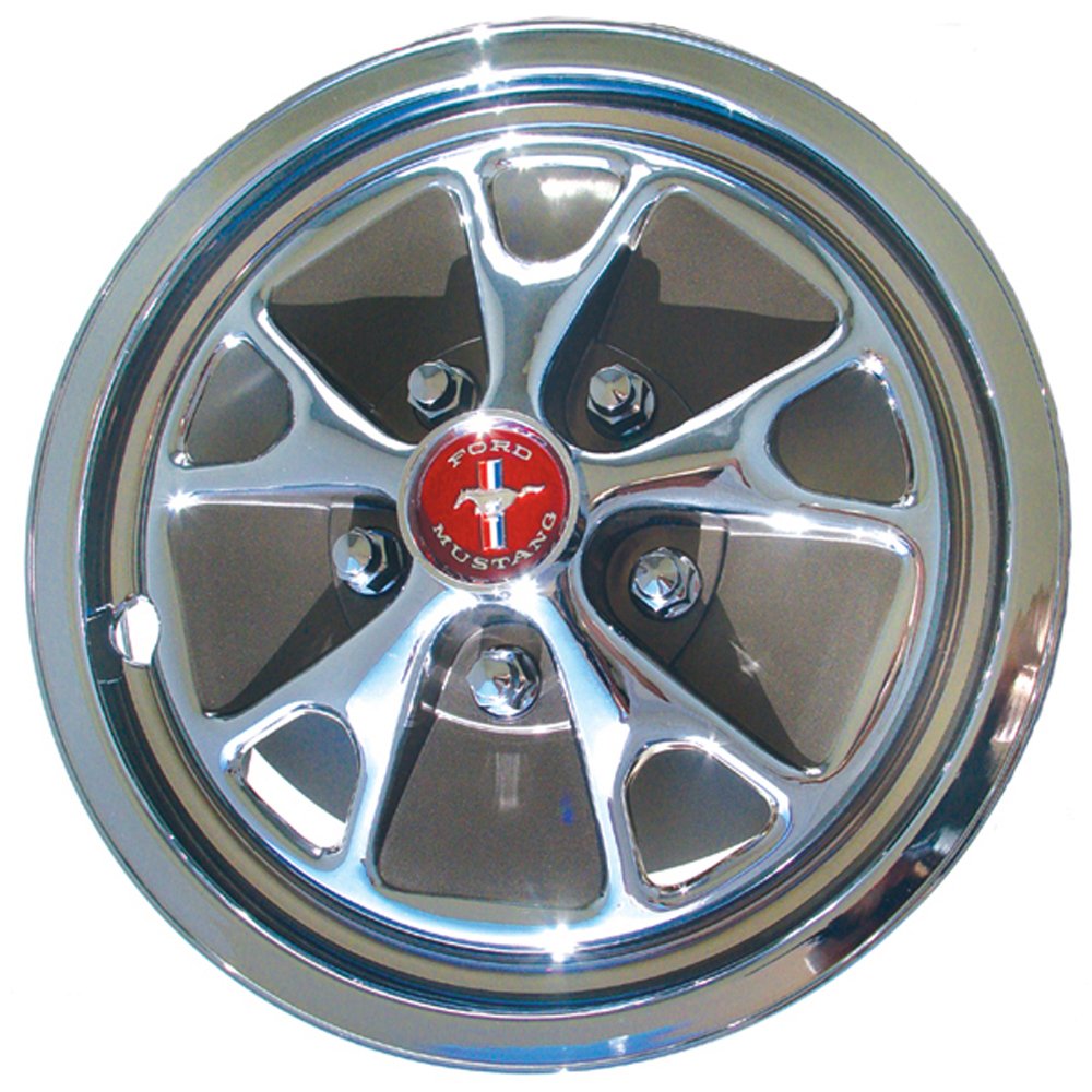 Styled Steel Scott Drake C5ZZ-1007-HC Plastic Hub Caps 14" Diameter