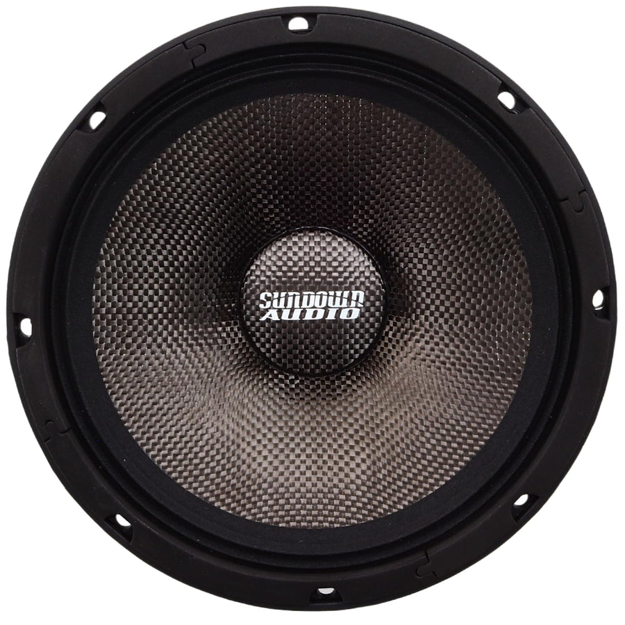 NEOPRO Sundown Audio 8" v.4 Pro Audio Midrange Speaker - 130W-320W RMS, 8 Ohm - Carbon Fiber Cone, Neodymium Motor for High SPL Car Audio & Custom Builds (Single)