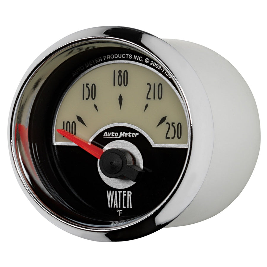 Cruiser Auto Meter 1138 2-1/16" Short Sweep Electric Water Temperature Gauge