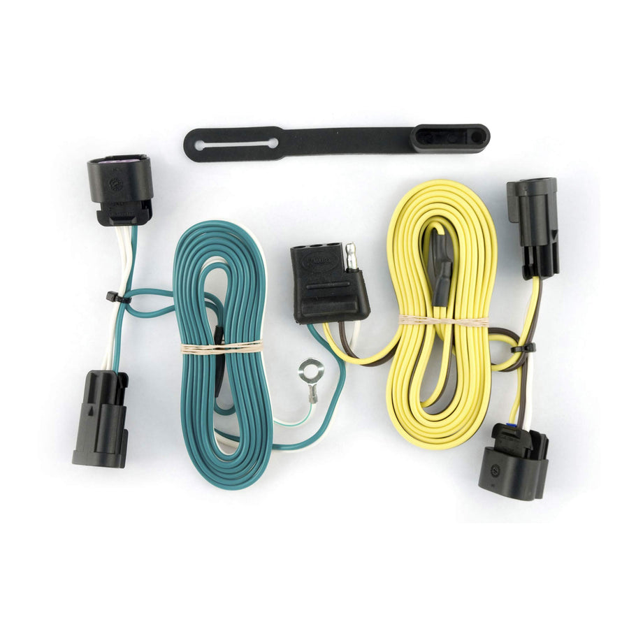 CURT 56027 Custom Vehicle-Side 4-Pin Trailer Wiring Harness, Fits Select Buick Enclave, Chevrolet Malibu, Traverse