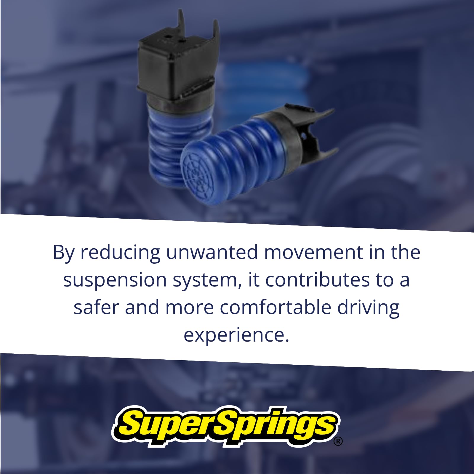 SSR-117-40 SuperSprings | Rear SumoSprings for Ford F-150, Blue, 1000 lbs.