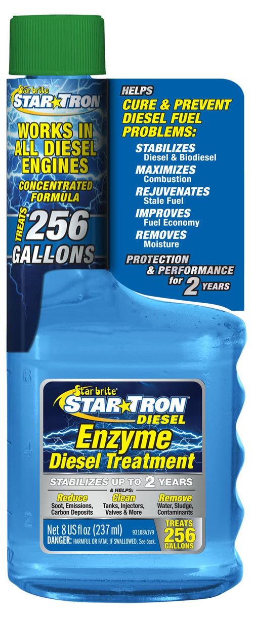 Star Tron Enzyme Fuel Treatment - Diesel Formula Super Concentrated - 1 oz. Treats 32 Gallons - 8 OZ (093108)
