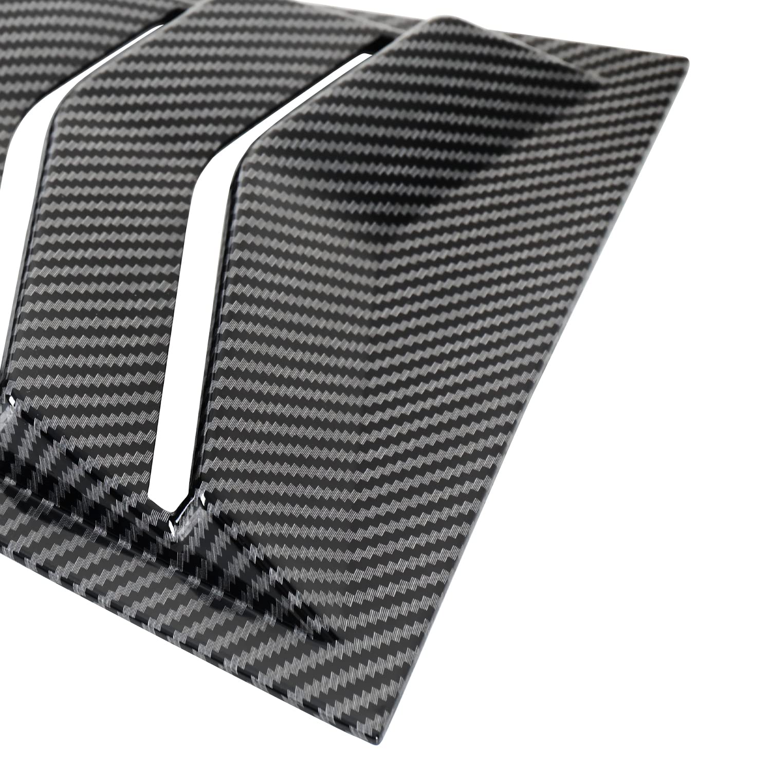 Quarter Vent Style Side Window Louvers Cover Spec-D Tuning Compatible with Dodge Charger 2011-2021