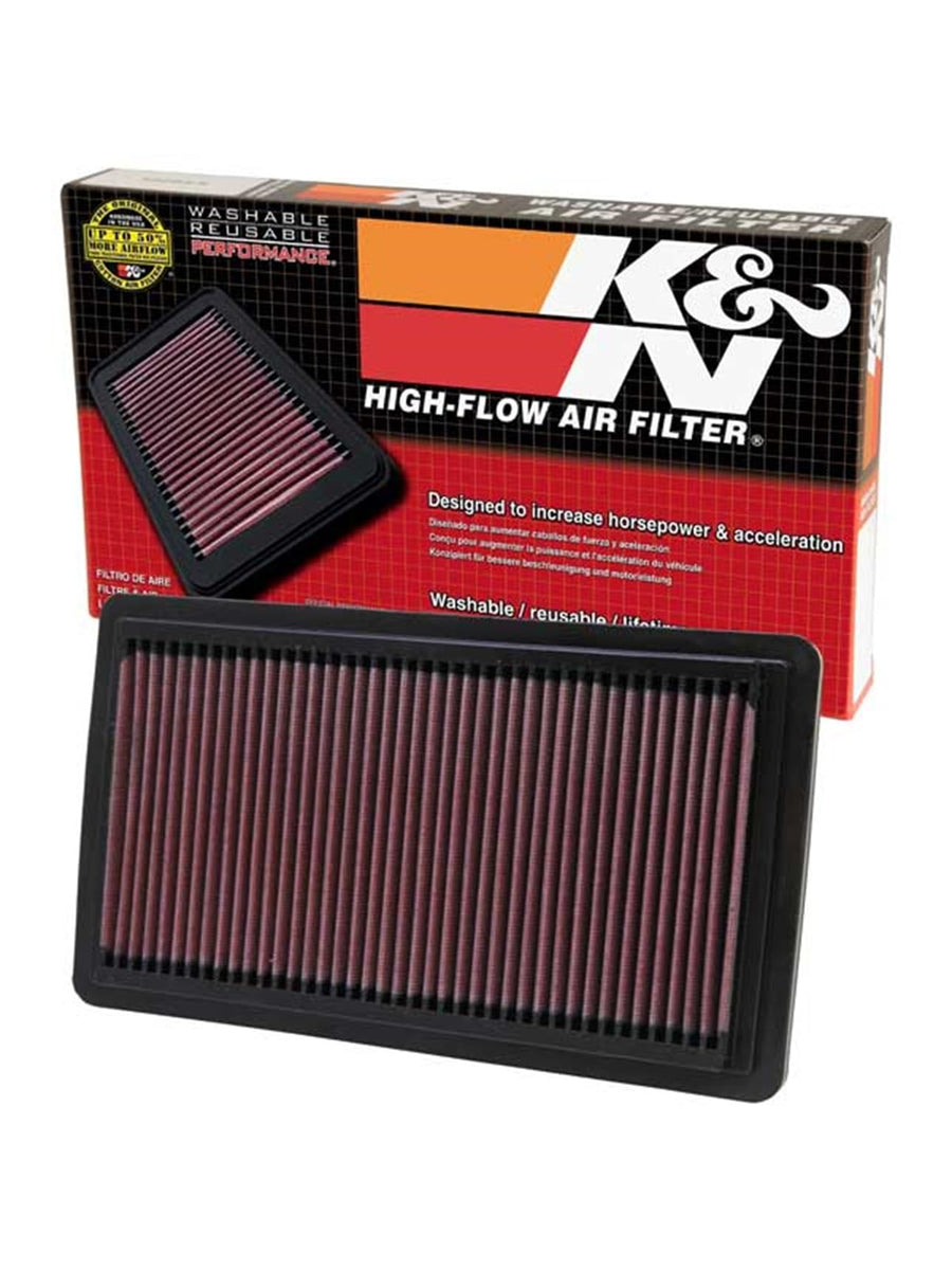 K&N Engine Air Filter: Replacement Car Air Filter, Washable, Reusable, Clean Every 75,000 Miles: Compatible with 2003-2016 MAZDA (MPV, FAW CX-7, FAW 8, CX-7, mazda 6, Atenza, Mazdaspeed6), 33-2279