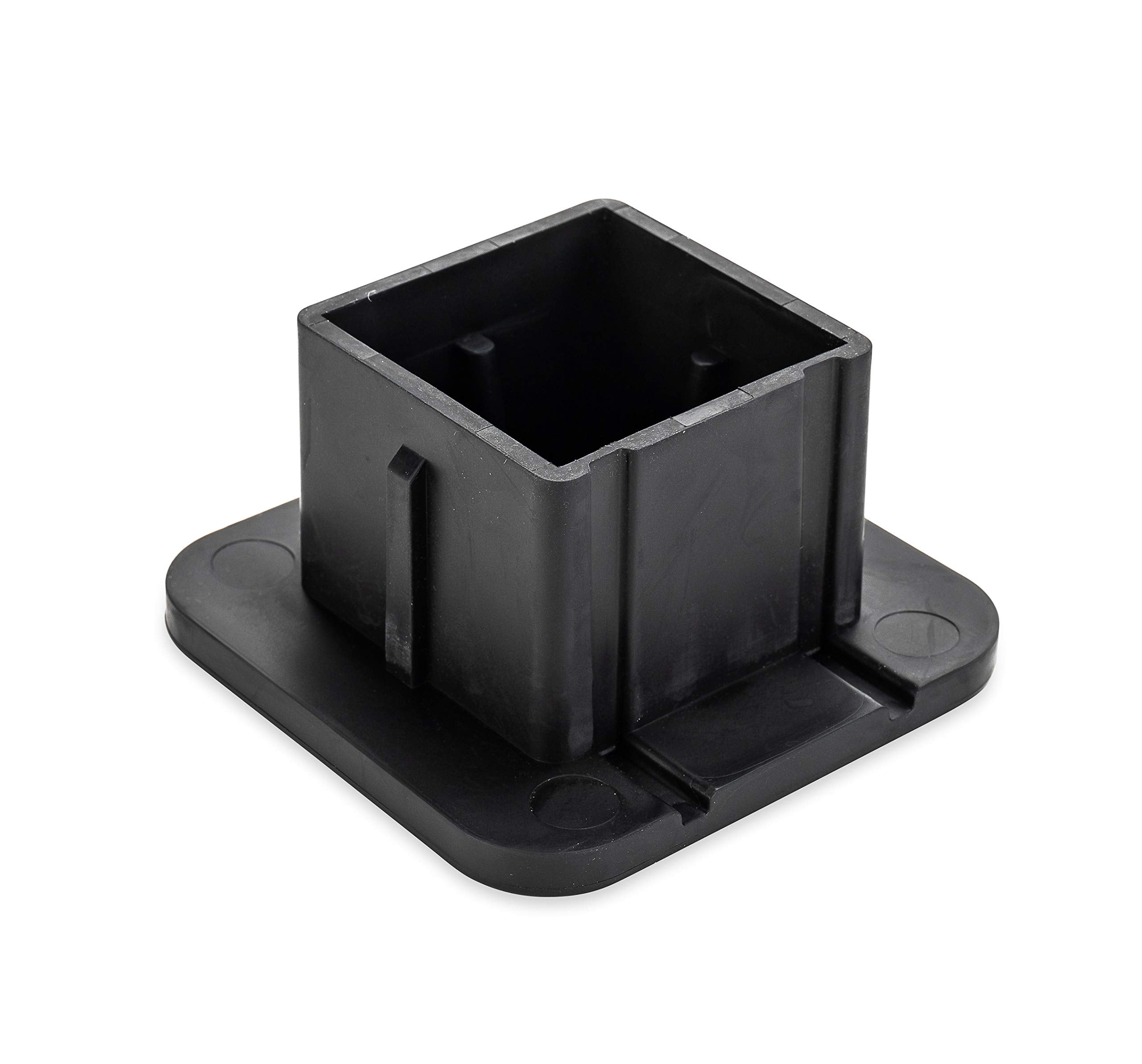 Hitch Receiver Cover Camco Life is Better at The Campsite | Protects Your Trailer Hitch Receiver from Debris, Dirt, Water and Rust | Life is Better at The Campsite Sketch Logo, Black/Silver (53410)