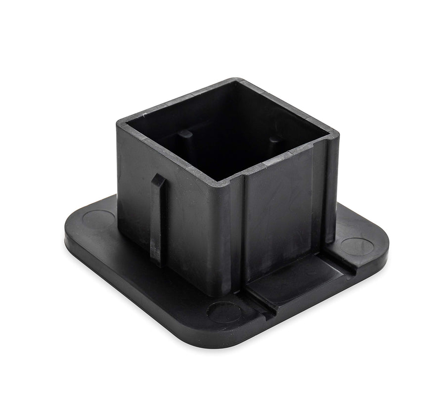 Hitch Receiver Cover Camco Life is Better at The Campsite | Protects Your Trailer Hitch Receiver from Debris, Dirt, Water and Rust | Life is Better at The Campsite Sketch Logo, Black/Silver (53410)