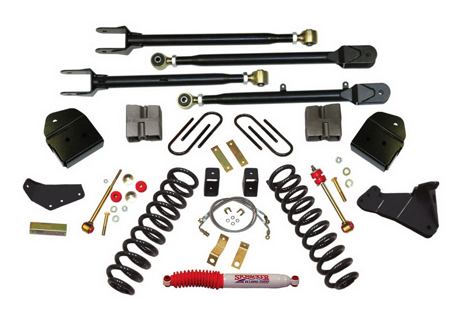 Skyjacker Suspension Lift Kit F5802K-H w/Shock 8.5 in. Lift 4-Link Conversion