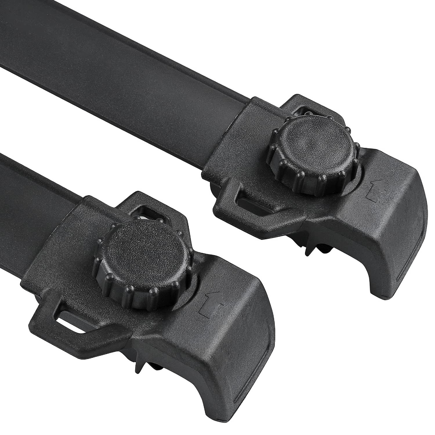 Aluminum Spec-D Tuning Factory Silver Top Roof Rack Side Rails Bar Compatible with 2007-2017 Jeep Patriot