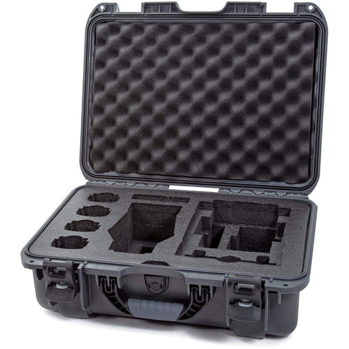 Nanuk Waterproof 925 Hard Case with Foam Insert for DJI Mavic 2 Pro|Zoom + Smart Controller, Crystalsky 5.5" or iPad - Graphite