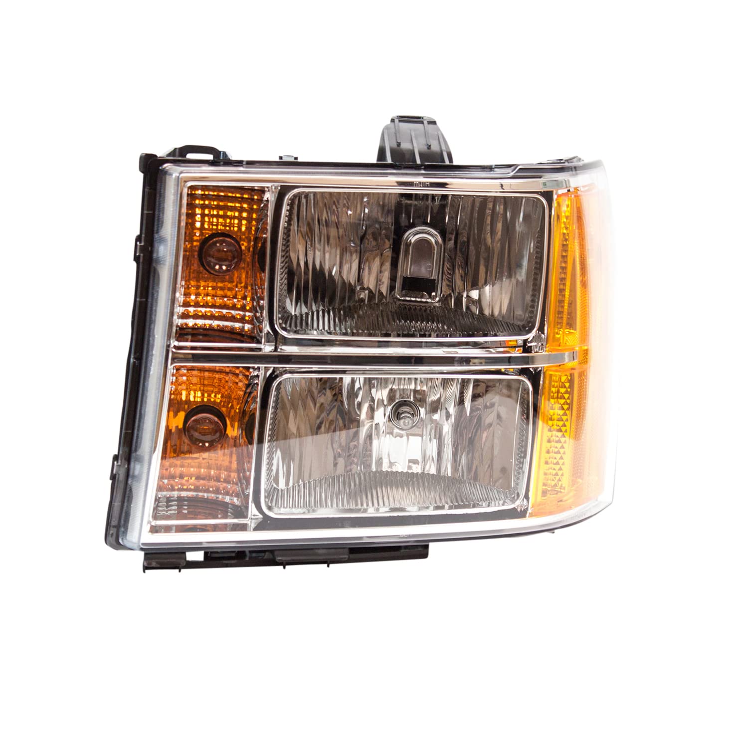 Left TYC Headlight Assembly Compatible with 2007-2013 GMC Sierra Pickup