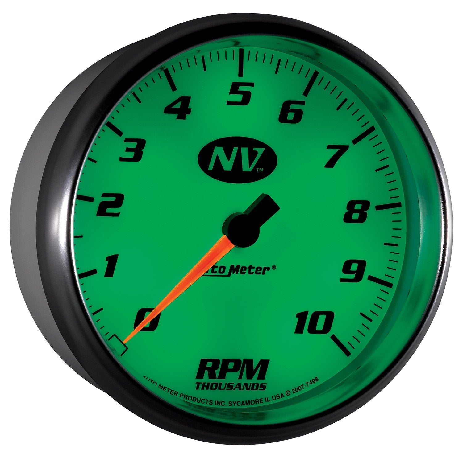 Auto Meter NV 7498 5" 10000 RPM In-Dash Tachometer