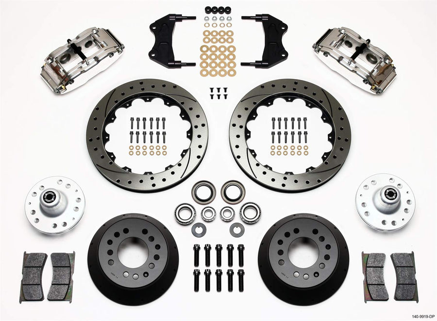 Front Hub Kit FNSL6R, 12.88", Drill, Pol