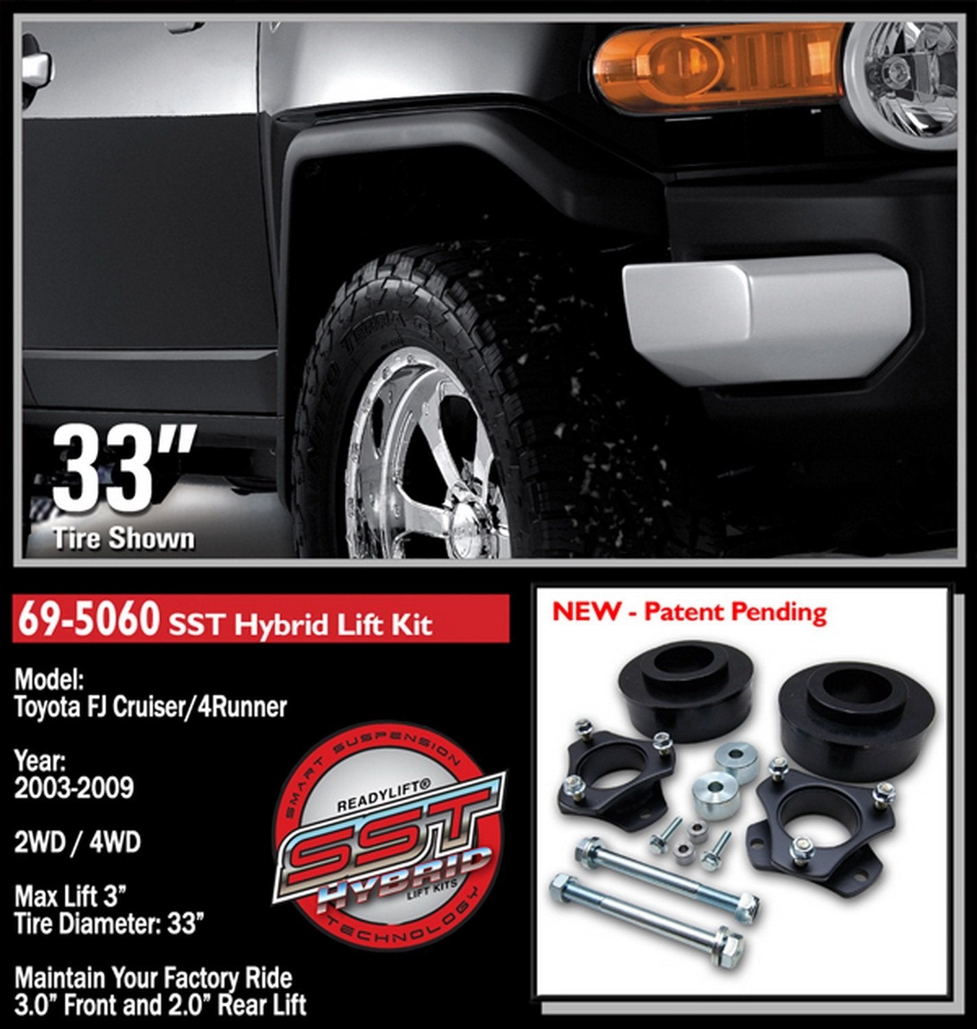 Smart Suspension Technology ReadyLift 69-5060 Lift Kit
