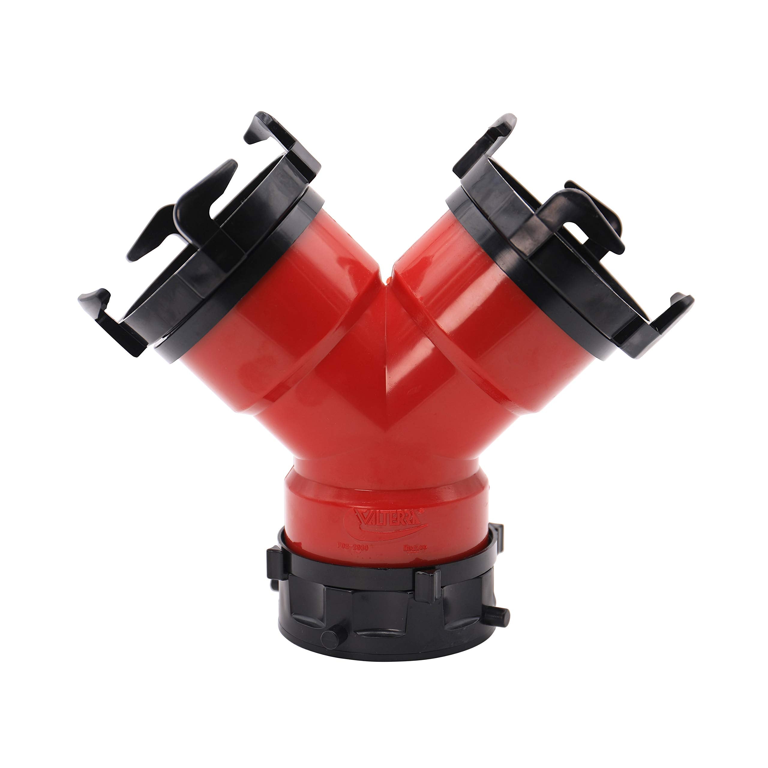 3" Valterra F02-2030 Rotating RV Wye with Bayonet Fittings, Red