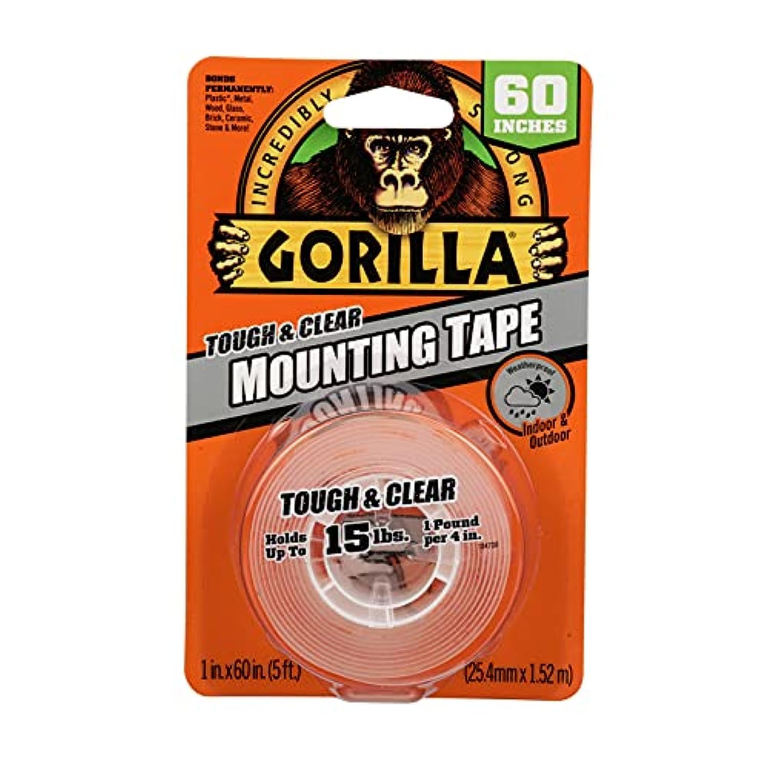 MOUNTG GORILLA TAPE CLR6