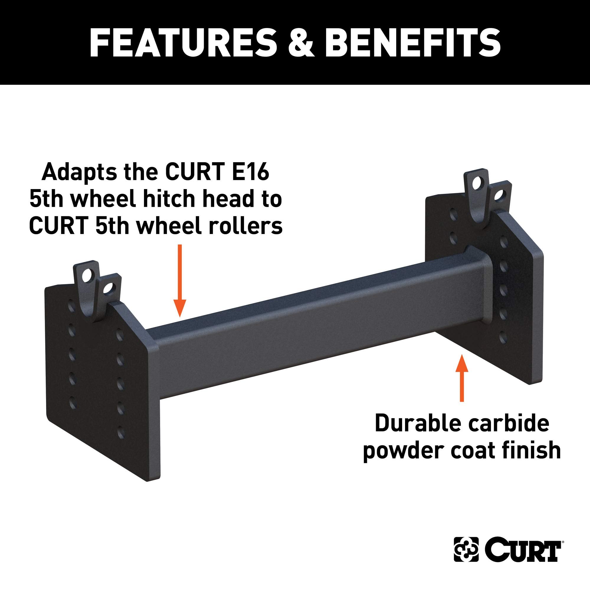 E16 CURT 5th Wheel Hitch Head Adapter