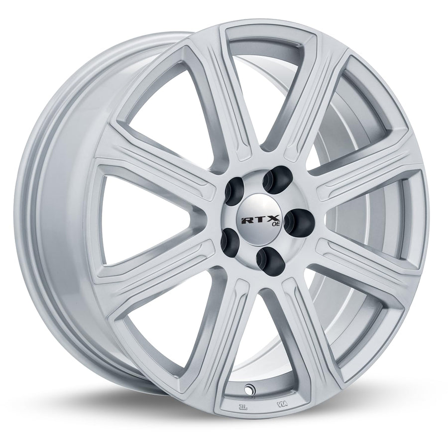 Custom RTX LAHOLM Wheel - 18x8, 45 Offset, 5x108 Bolt Pattern, 63.4mm Hub - Silver Rim