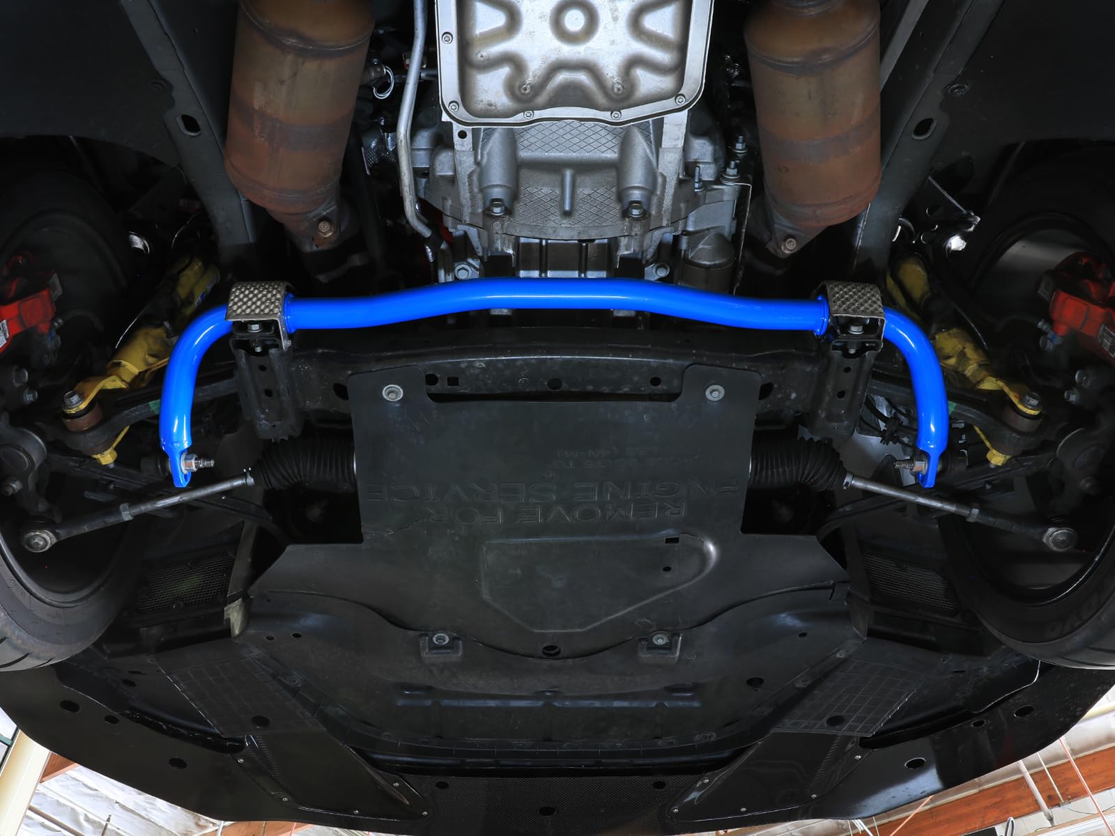 aFe Power Front and Rear CONTROL Sway Bar Set Blue Dodge Charger/Challenger 06-23 440-201001-L