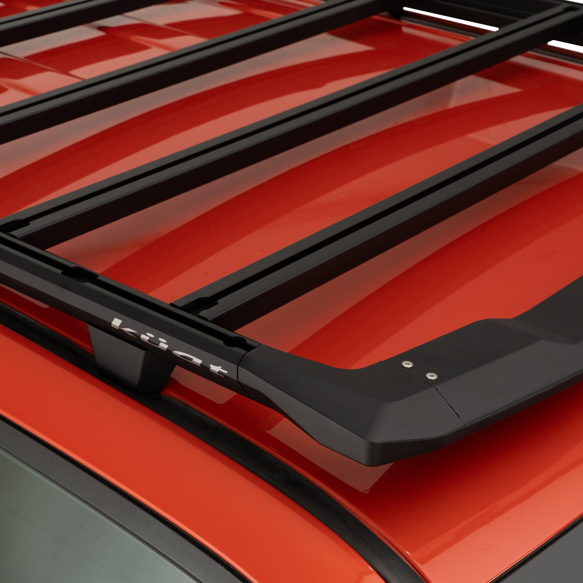 DEK KUAT Direct Mount Rooftop Platform Rack Non-Lit with 300 lb Cargo Capacity and Adjustable Crossbars, No Drill Installation, 2010-2024 Toyota 4Runner 5th Gen
