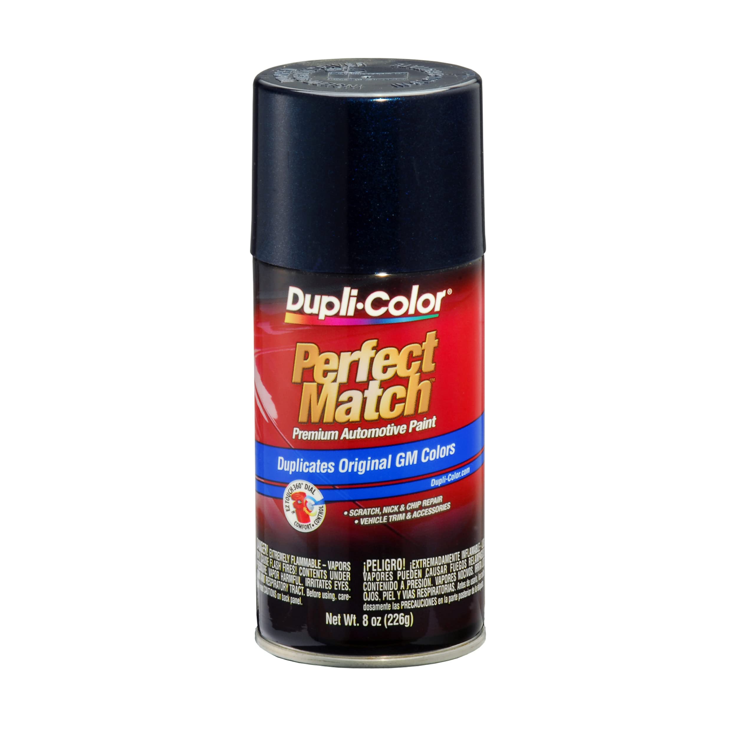 Perfect Match Dupli-Color Automotive Spray Paint – General Motors Dark Ming Blue Metallic, 25 WA722J – 8 oz. Aerosol Can