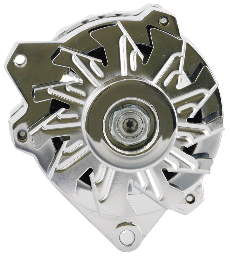 GM CS130 140 Amp Powermaster Chrome Alternator, 1 Pack