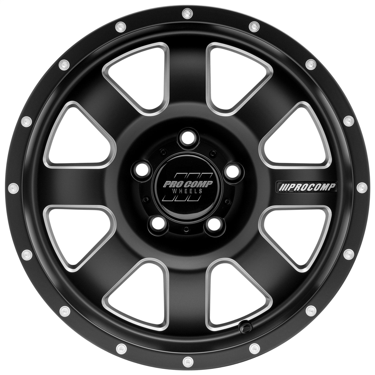 Pro Comp PXA73 Alloys 20X10 5X5.0 S-BLK MILL -18MM - PXA5173-21073