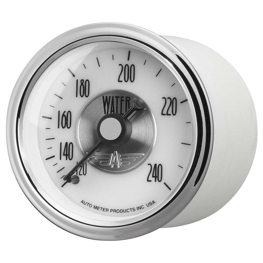 Auto Meter Prestige Pearl 2031 2-1/16" Mechanical Water Temperature Gauge (120-240 Degree F, 52.4mm)