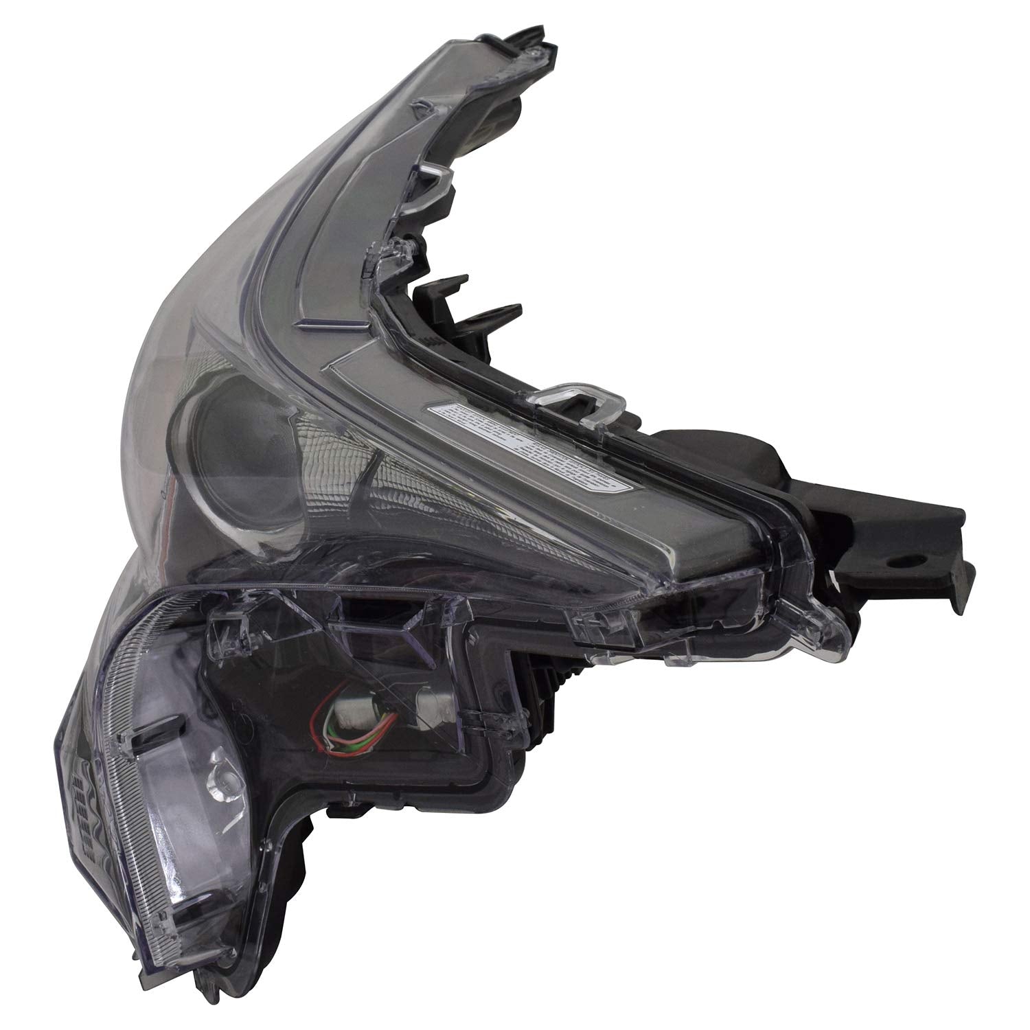 Right TYC Headlight Assembly Compatible with 2016-2018 Toyota Prius