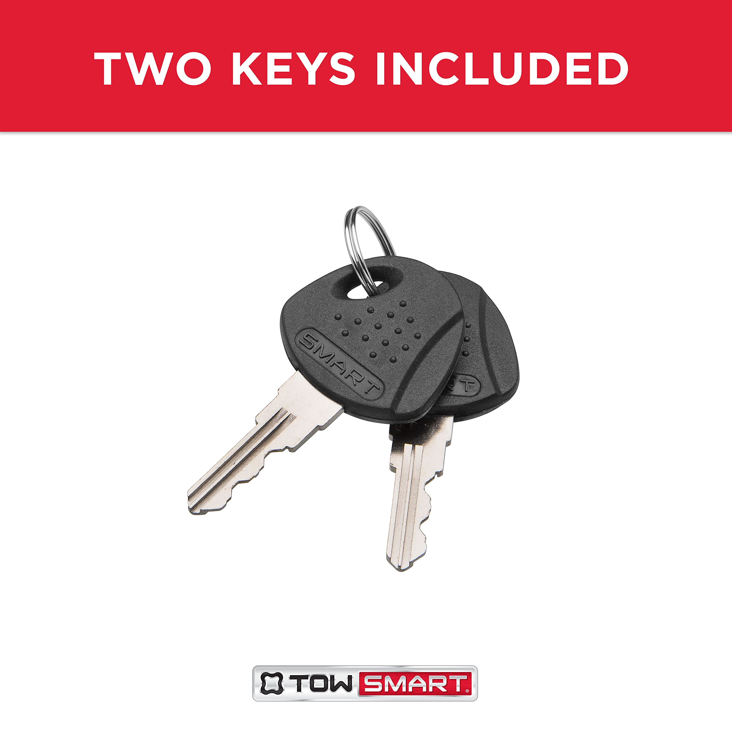Steel Barrel Style TOWSMART Trailer Hitch Lock, 5/8 in. Diameter Pin, Fits 2 in., 2-1/2 in. and 3 in. receivers