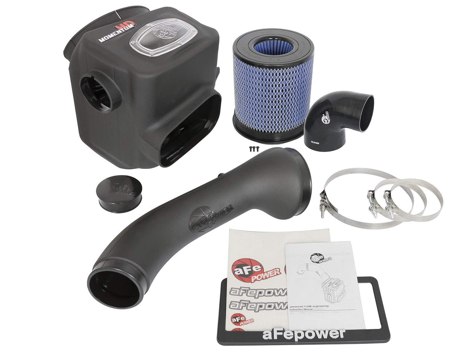 Momentum HD aFe POWER Cold Air Intake System w/Pro 10R Filter, #50-76105, Black