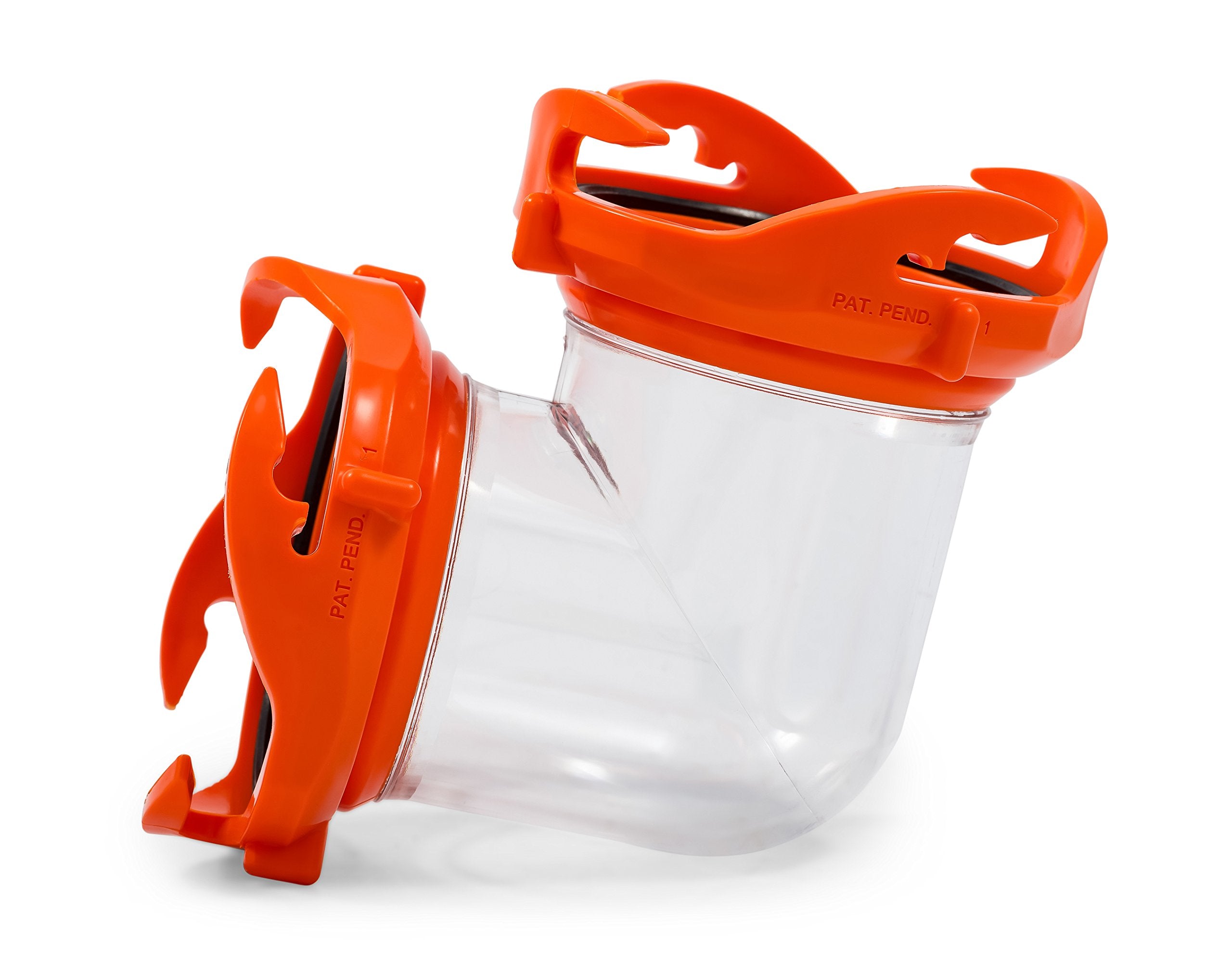 Camco 90-Degree Rhino RV Tote Tank Adapter - Features Clear Low-Profile Elbow & 4 Bayonet Prongs on Each End for Odor-Tight Locking Action - Crafted of Heavy-Duty Resin (39485)