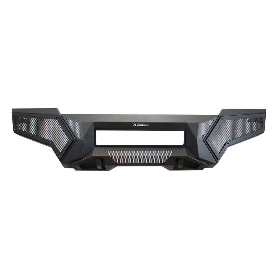 Element RealTruck Front Bumper w/Fixed Light Bar | Steel, Textured Black | 34392T | Fits 2024-2025 Toyota Tacoma