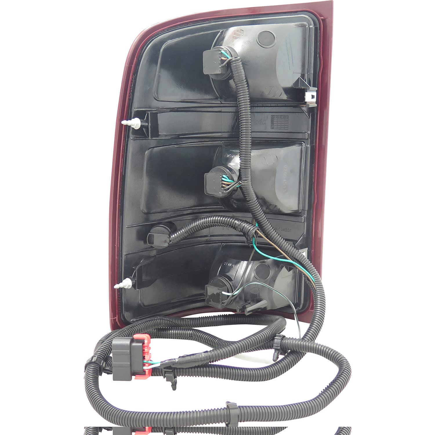 Right TYC Tail Light Assembly Compatible with 2007-2010 GMC Sierra Pickup