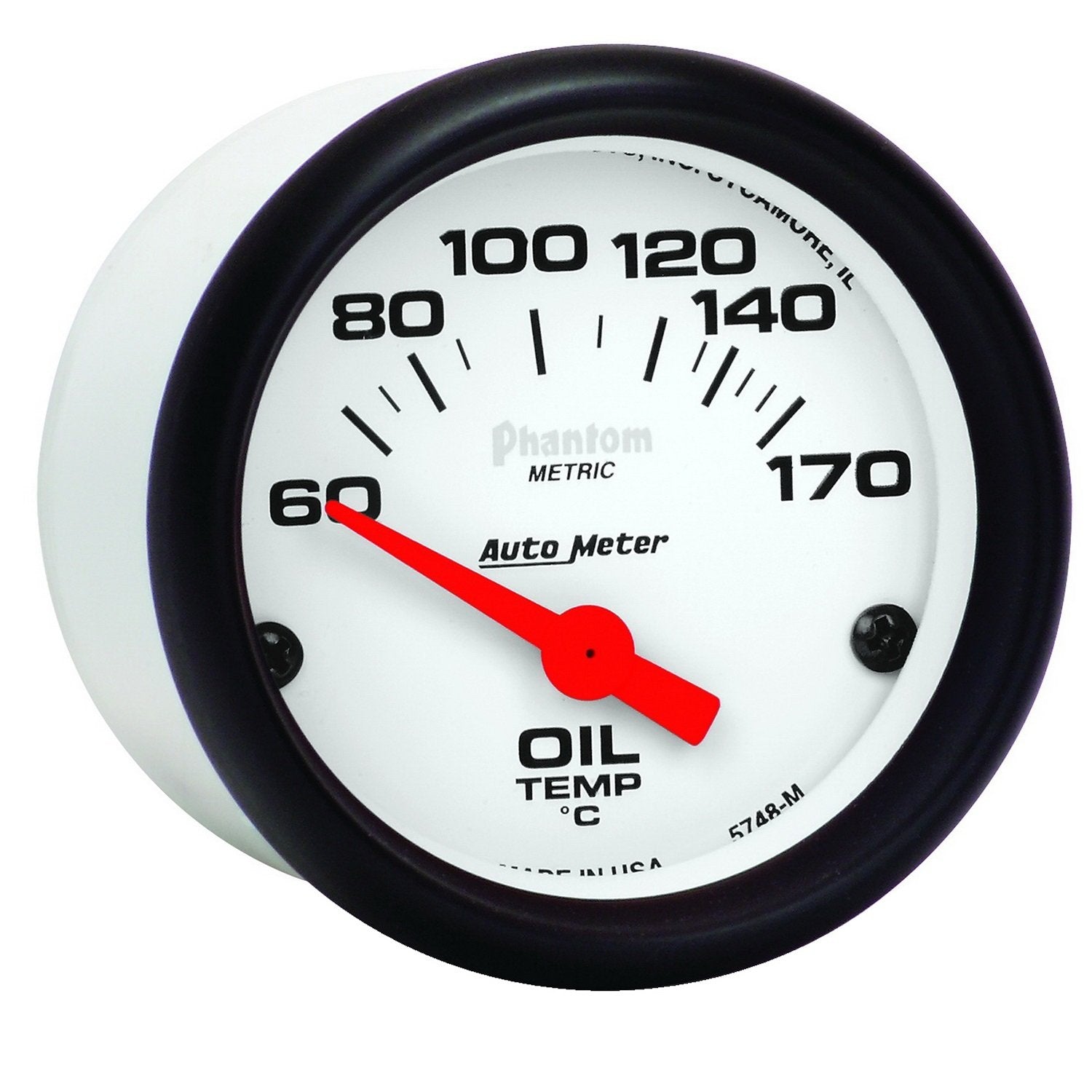 Auto Meter Phantom Electric 5748-M Oil Temperature Gauge